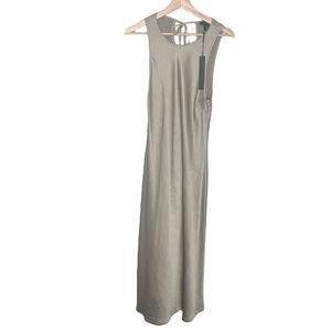 New Women’s House Of Harlow 1960 Silky Tank Midi Dress Size L